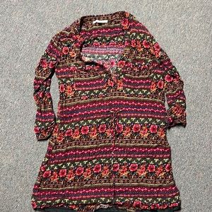 Floral long sleeve dress